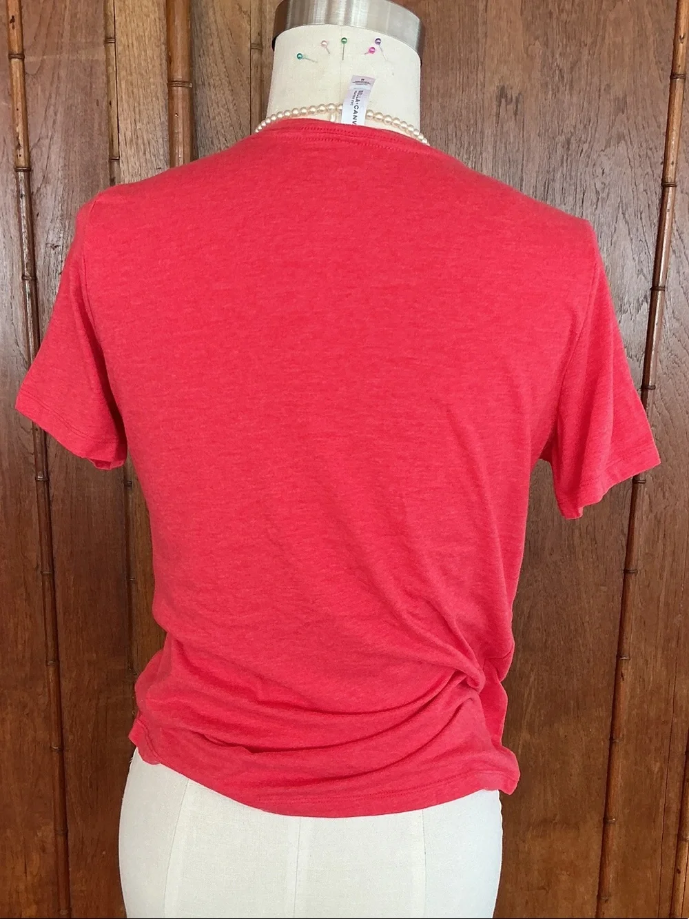 Bella Canvas Red She & Him Christmas Party Graphic Tee
